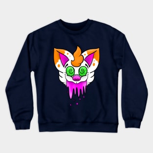 Spoofy | Pink Slobber Crewneck Sweatshirt